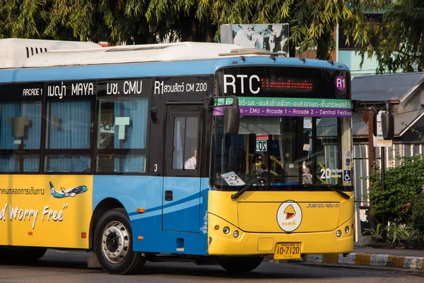 Chiangmai Tajlandia 2019 Lutego Autobus Blk Rtc Lub Chiangmai Smart — Zdjęcie stockowe