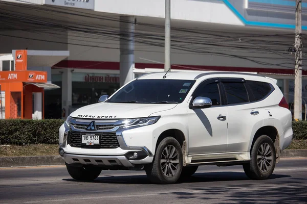 Chiangmai Tailandia Febrero 2019 Suv Car Privado Mitsubishi Pajero Carretera — Foto de Stock