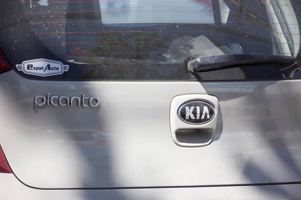 Chiangmai Tailandia Febrero 2019 Coche Privado Kia Picanto Producto Corea — Foto de Stock