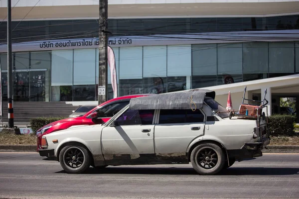 Чиангмай Таиланд Февраля 2019 Года Частный Старый Автомобиль Toyota Corolla — стоковое фото