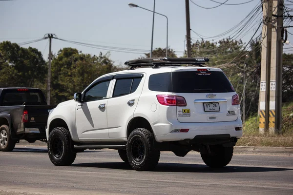 Chiangmai Thaïlande Février 2019 Voiture Particulière Suv Chevrolet Trailblazer Sur — Photo