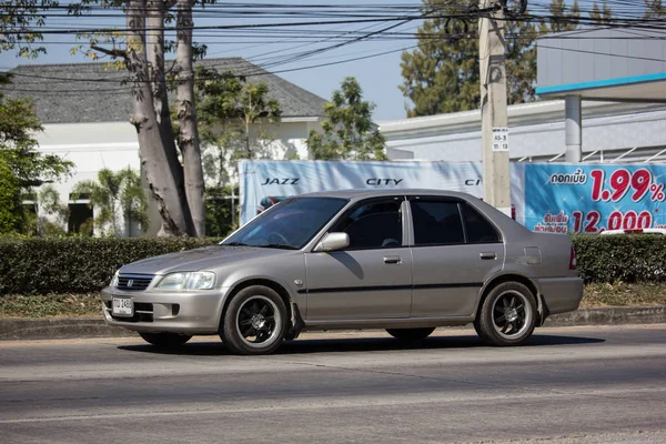 Chiangmai Tailândia Fevereiro 2019 Private Honda City Compact Car Produzido — Fotografia de Stock