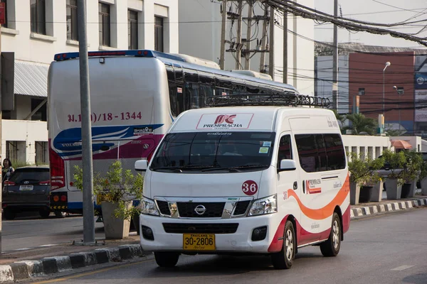 Chiangmai Tailandia Febrero 2019 Furgoneta Prempracha Company Ruta Mae Hong — Foto de Stock