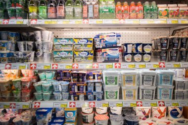 Chiangmai, Tayland - 17 Ocak 2019: İçinde Makro hipermarket Maerim Chiang mai. Yol chiangmai hangdong yol yaklaşık 3 km şehir konumunda.