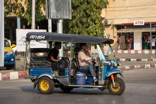 Chiangmai Thailand Februar 2019 Tuk Tuk Taxi Chiangmai Service Der — Stockfoto