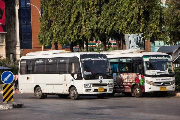 Chiangmai Thailand Februari 2019 Yutong Mini Buss Buss Cmb Cmb — Stockfoto