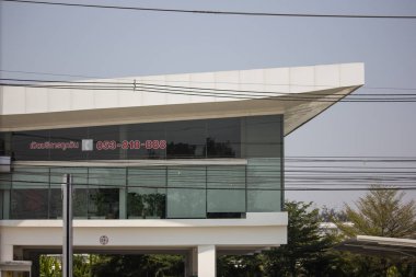 Chiangmai, Tayland - 21 Şubat 2019: Honda resmi bayilik ve showroom Honda cennet Chiangmai. Konumunda yol no.121 8 km şehir merkezine Chiangmai, Tayland.