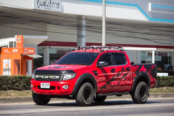 Chiangmai Thaïlande Février 2019 Camionnette Privée Ford Ranger Sur Route — Photo