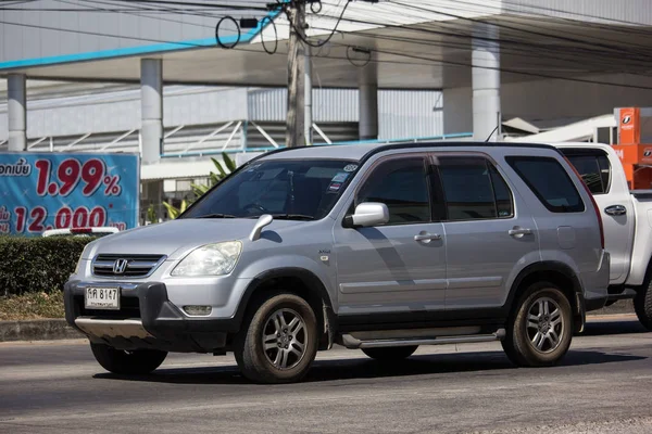 Chiangmai Thailand Februari 2019 Privat Bil Honda Crv Staden Suv — Stockfoto