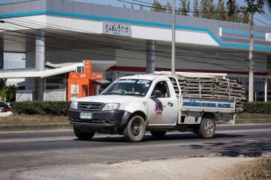 Chiangmai, Tayland - 4 Şubat 2019: Özel Tata Xenon kamyonet. Fotoğraf Road Hayır 121 hakkında 8 km şehir merkezine Chiangmai, Tayland.