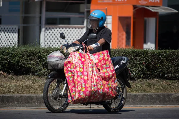 Чиангмай Таиланд Февраля 2019 Года Частный Мотоцикл Honda Dream Photo — стоковое фото