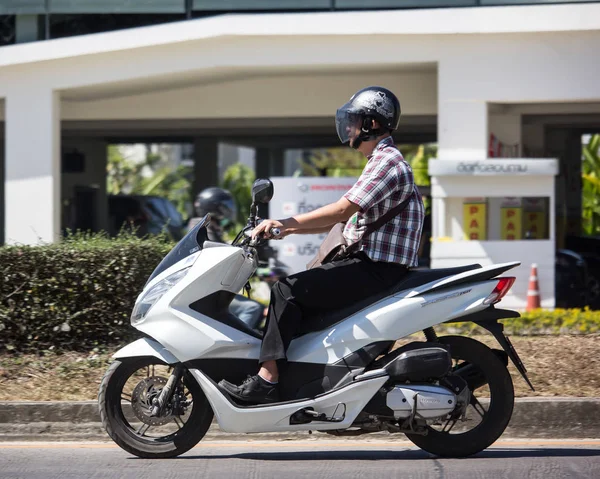 Chiangmai Thajsko Února 2019 Soukromá Honda Motocykl Pcx 150 Silnici — Stock fotografie
