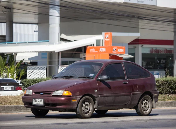 Chiangmai Thailand Februari 2019 Privat Sedan Bil Ford Fiesta Amerikanska — Stockfoto