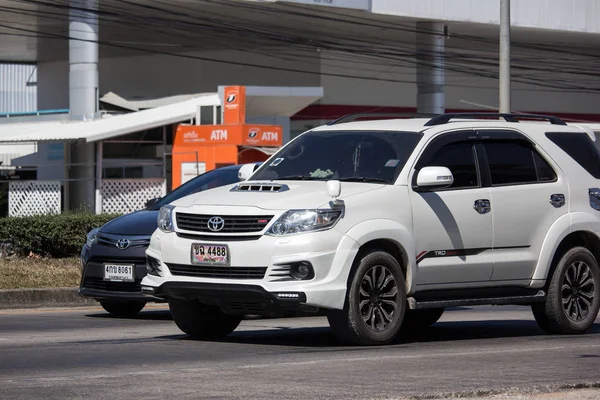 Chiangmai Thailand Februar 2019 Privater Toyota Fortuner Geländewagen Straße 1001 — Stockfoto