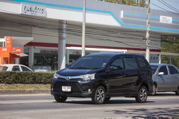 Chiangmai Tailandia Febrero 2019 Coche Toyota Avanza Privado Mini Coche — Foto de Stock