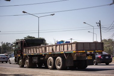  Özel eski Nissan Ud kargo kamyon.