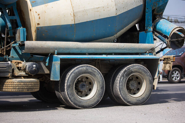 Cement truck of TPI Transport.