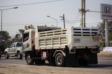Özel Hino damperli kamyon. 