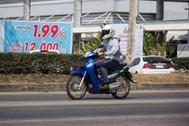 Özel Honda dalga motosiklet. 