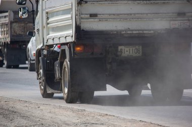 Emisyonları ve toz kamyonlar PM 2,5.