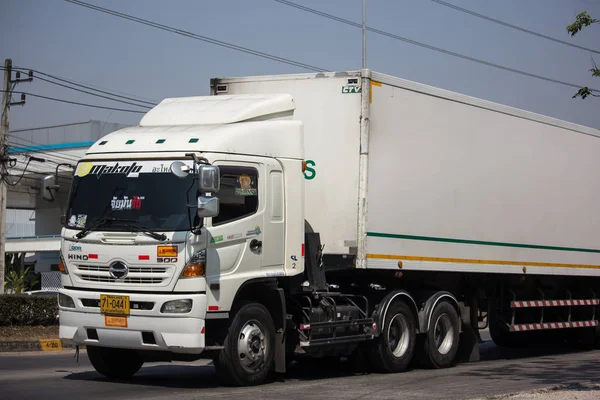 Camión de contenedores de Thanaporn Logistic para Tesco lotus —  Fotos de Stock