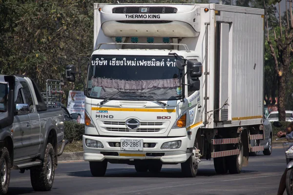 Контейнерный грузовик из свежего молока Чиангмая . — стоковое фото