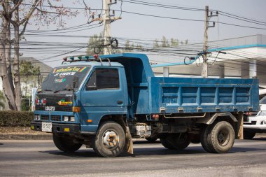 Özel Isuzu damperli kamyon. 