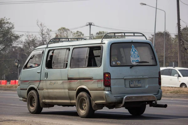 Private Toyota Hiace old Van Car. — Stock Photo, Image