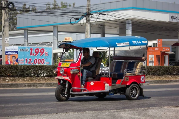 Tuk tuk taxi chiangmai Service in city and around. — Stock Photo, Image