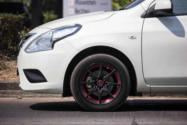 Coche ecológico privado, Nissan Almera, N17 — Foto de Stock