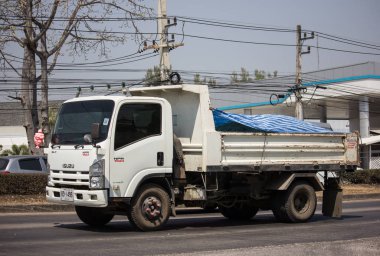 Özel Isuzu damperli kamyon. 