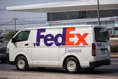 FedEx lojistik van.  