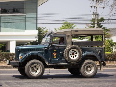 Eski Jeep özel araba.