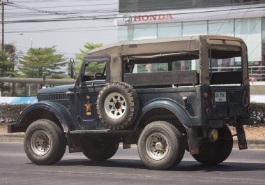 Eski Jeep özel araba.