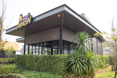 PTT petrol Istasyonunda Amazon kahve dükkanı