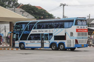 Srithawong tur şirketi otobüs rota Bangkok ve Chiangmai