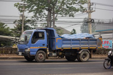 Özel Isuzu damperli kamyon. 