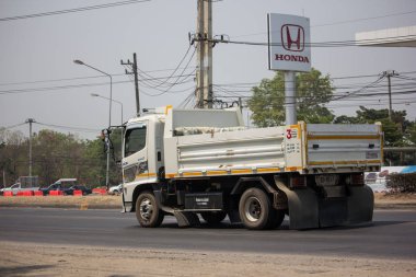 Özel Hino damperli kamyon. 