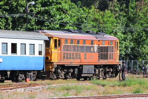 Vieja locomotora Dlesel Alsthom —  Fotos de Stock