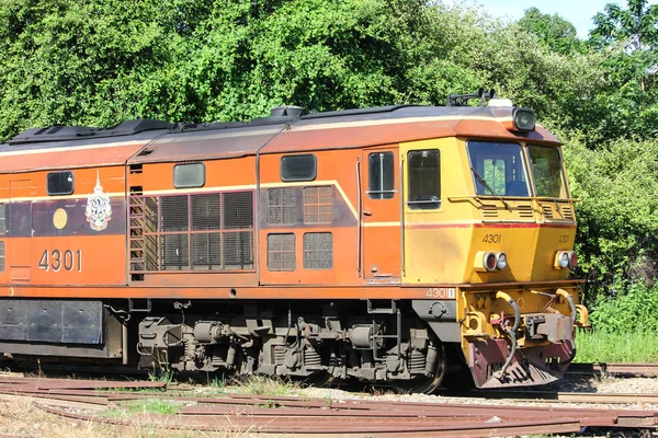 Vecchia locomotiva Dlesel Alsthom — Foto Stock