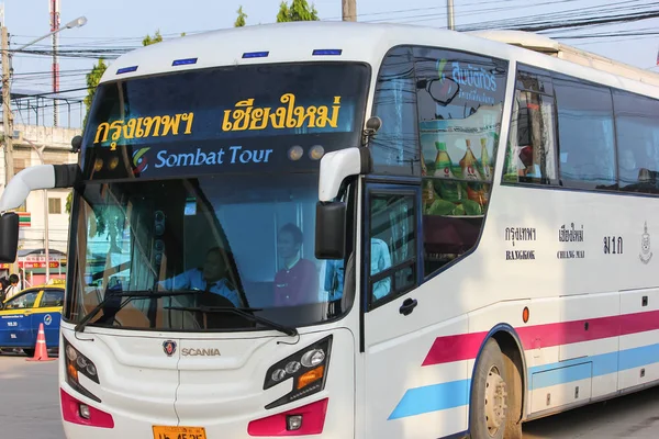 Bus of Sombattour company. — Stock Photo, Image