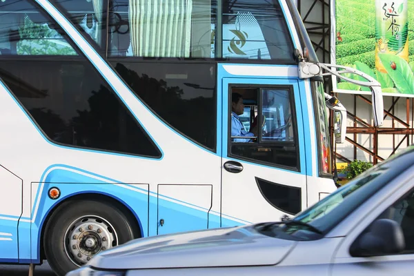Autobus firmy Sombattour. — Zdjęcie stockowe