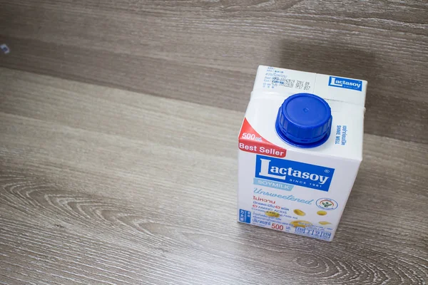 Молоко сои Лактасой . — стоковое фото