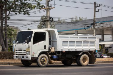 Özel Isuzu damperli kamyon. 