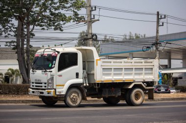 Özel Isuzu damperli kamyon. 