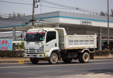 Özel Isuzu damperli kamyon. 