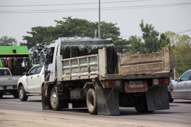 Özel Hino damperli kamyon. 
