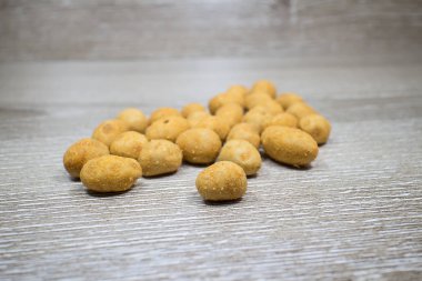 Gevrek fıstık atıştırmalık yakın