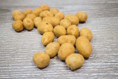 Gevrek fıstık atıştırmalık yakın