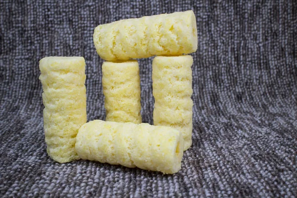 Roller Corn snack, snack van maïs product — Stockfoto